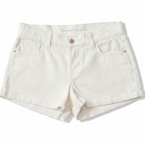 NWOT Old Navy Boyfriend 3” Cuffed Denim 5 Pocket Jean Shorts Cotton-Spanex